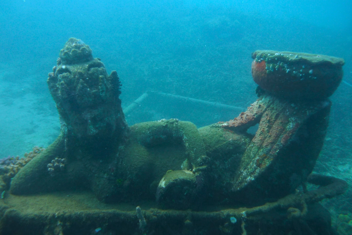 Biorock Underwater Statue